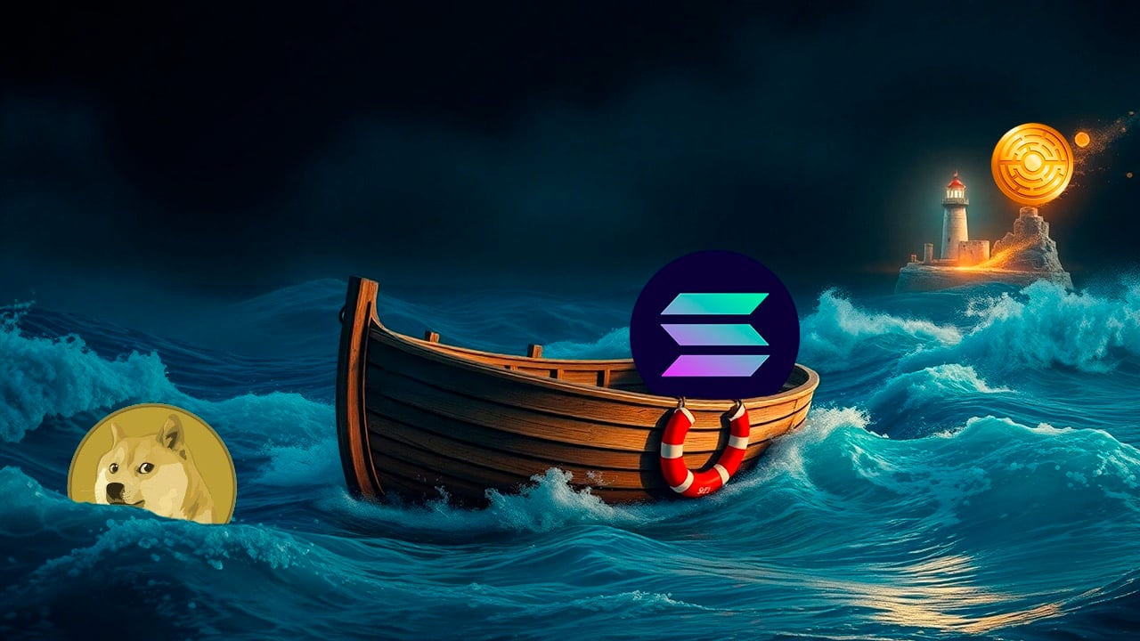 Eksperci uważają, iż DOGE spadnie, a SOL może wzrosnąć, jeżeli utrzyma strefę wsparcia. MTAUR bezpieczną przystanią podczas burzy?