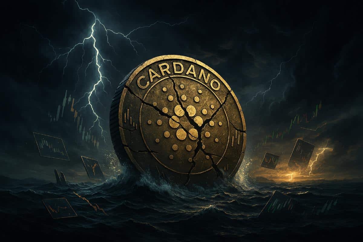 Cardano pod wielką presją. jeżeli to wsparcie pęknie, spadki mogą być bolesne