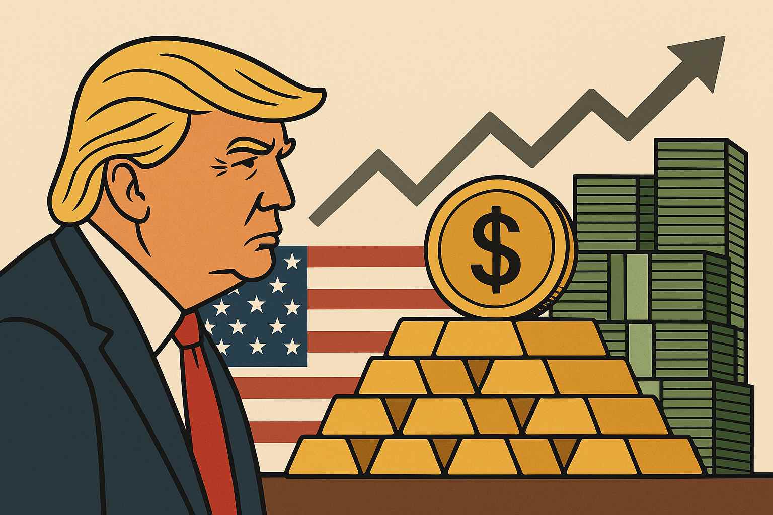 Trump zarabia miliony na własnej wojnie handlowej. Przypadek? Mało kto w to wierzy