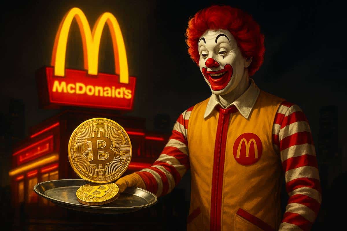 Bitcoin w menu McDonald’s? Nie tym razem. Dlaczego gigant uciekł od BTC?
