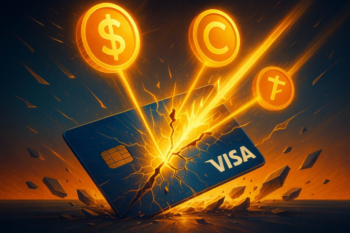 Stablecoiny kontra VISA. Czy to początek końca tradycyjnych kart płatniczych?