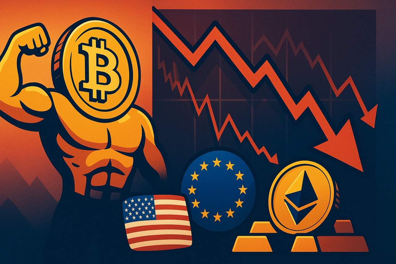 Bitcoin rośnie, akcje USA bez zmiany kierunku, a rozmowy celne z UE utknęły w martwym punkcie. Co dalej?