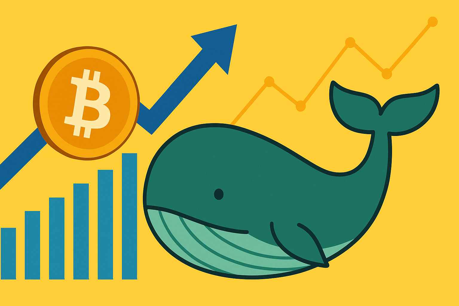 Wieloryby akumulują w rekordowym tempie! Co dalej z Bitcoinem?