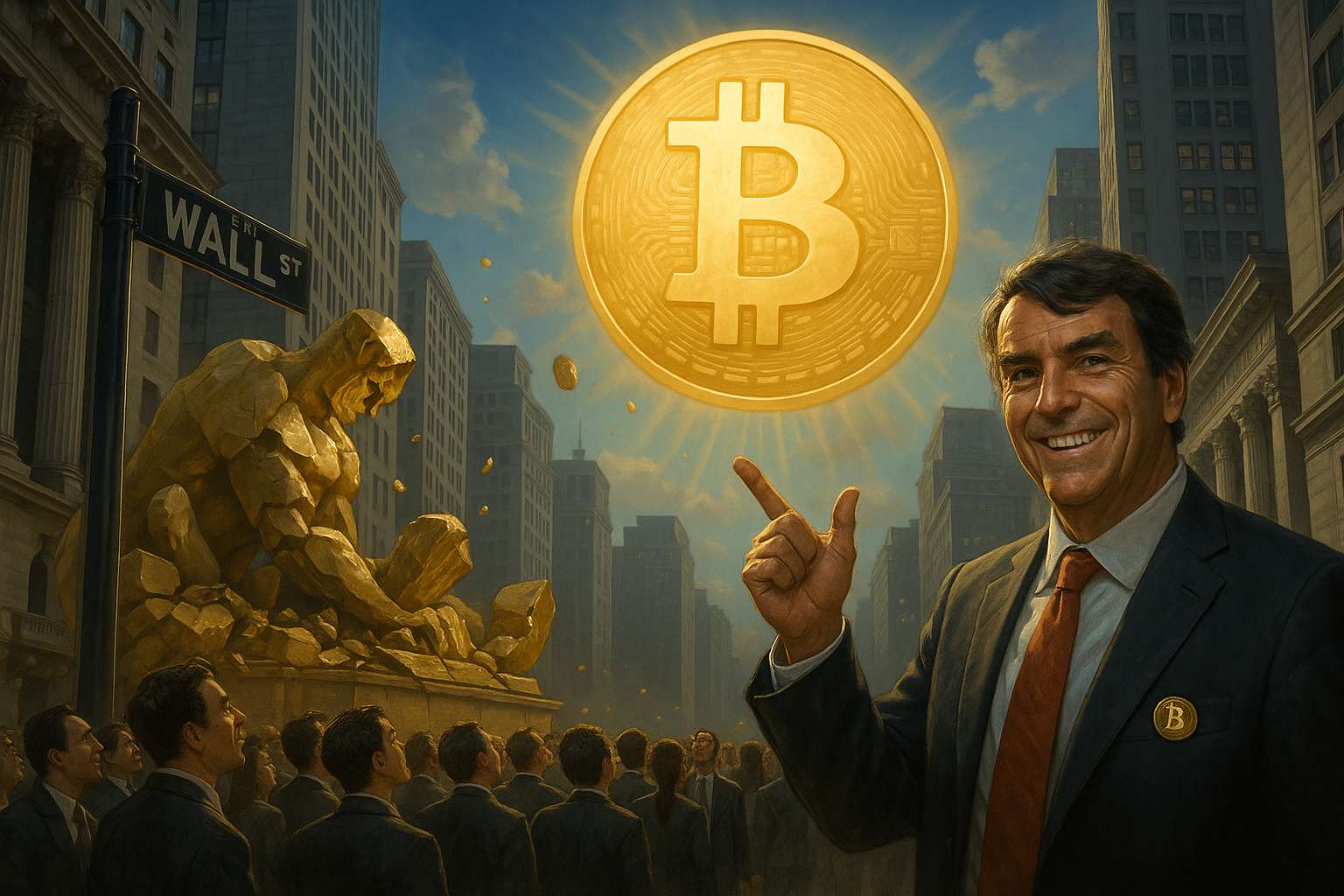 „Złoto jest martwe”. Legendarny inwestor stawia wszystko na Bitcoina i przewiduje jego cenę