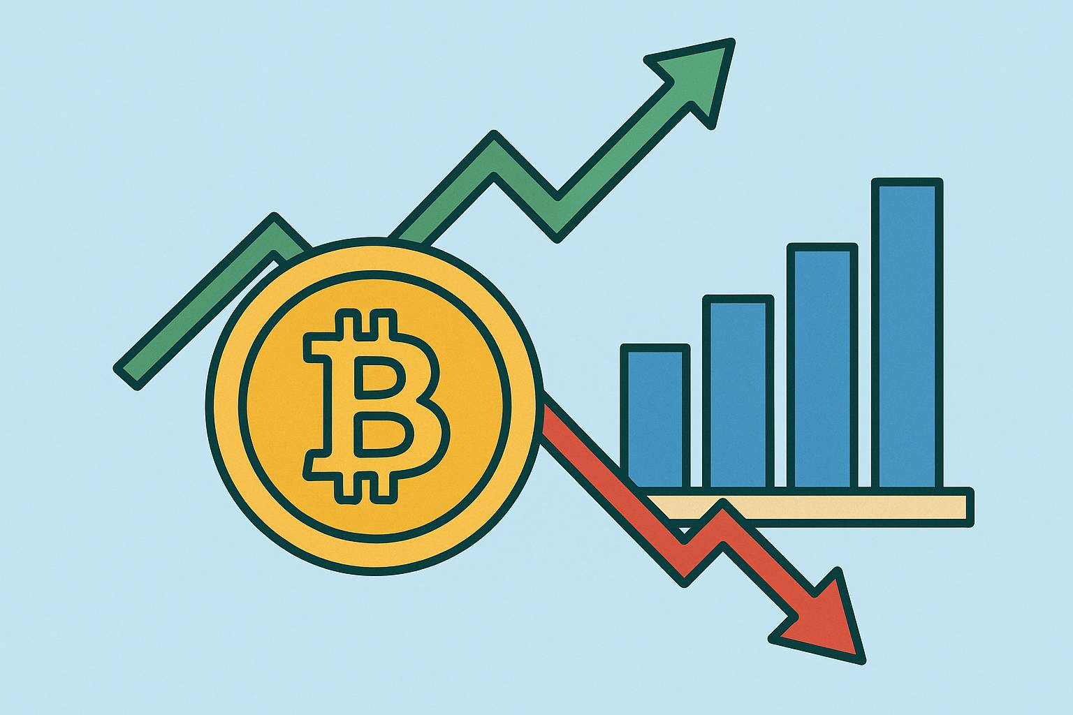 Czy Bitcoin znowu spadnie? Kolejna korekta na horyzoncie?
