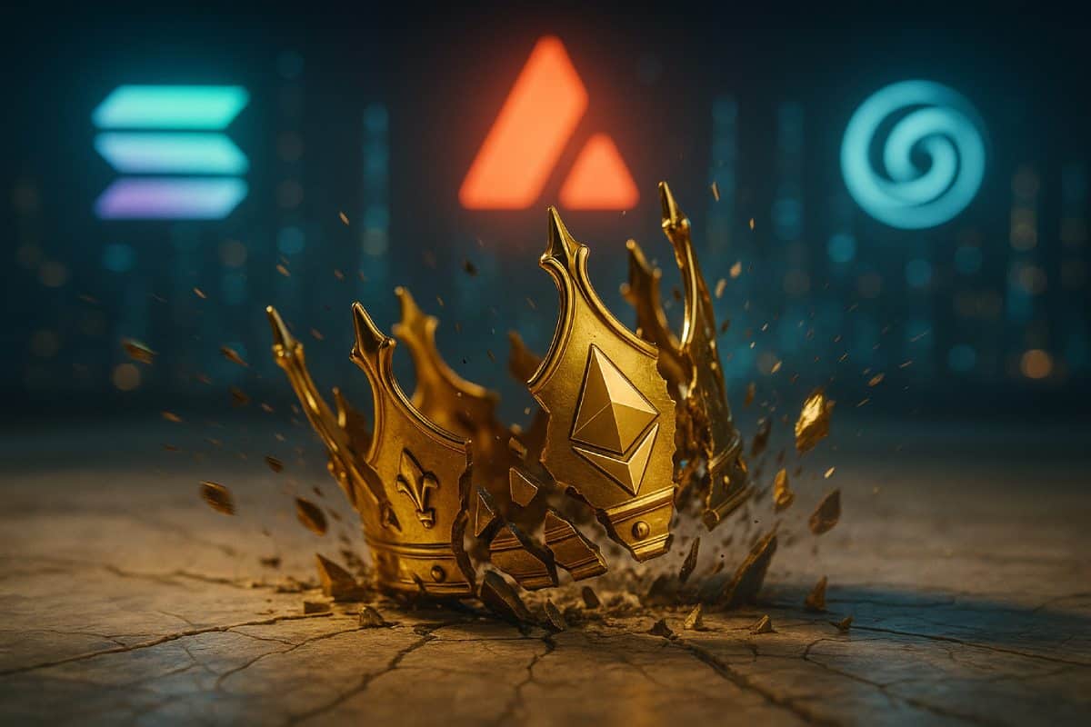 Koniec dominacji Ethereum? Korona spada, wyścig blockchainów nabiera tempa