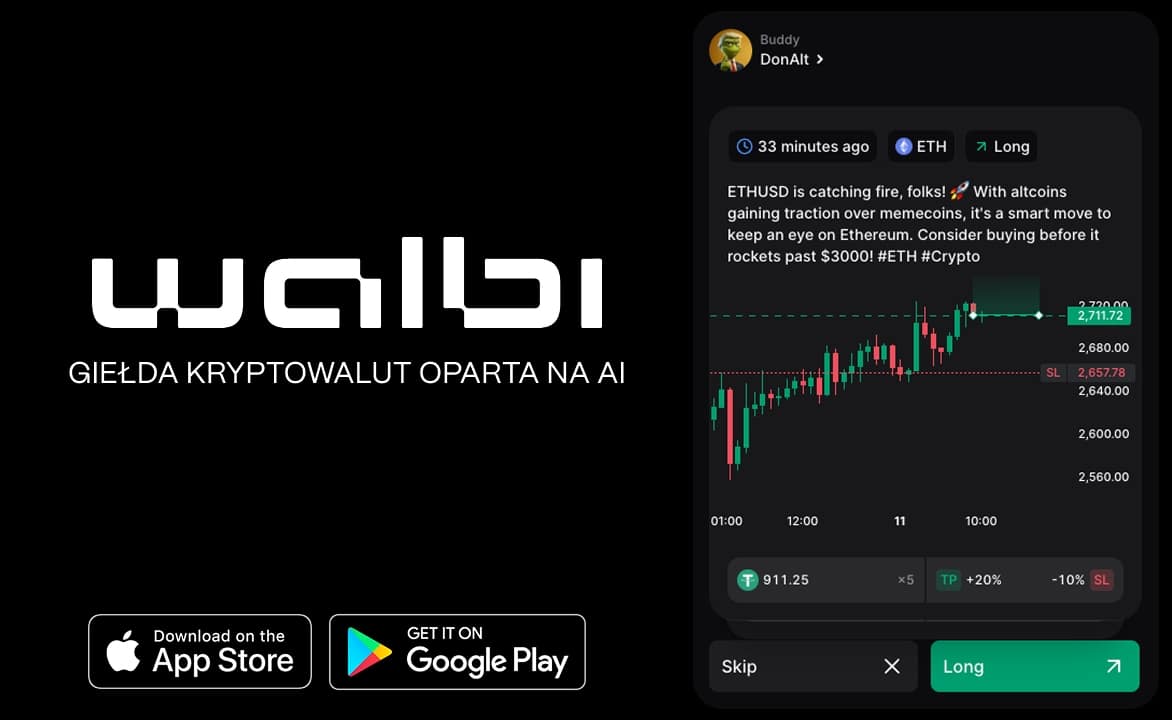 Połączenie tradycyjnych funkcji giełdy ze sztuczną inteligencją – Walbi Exchange
