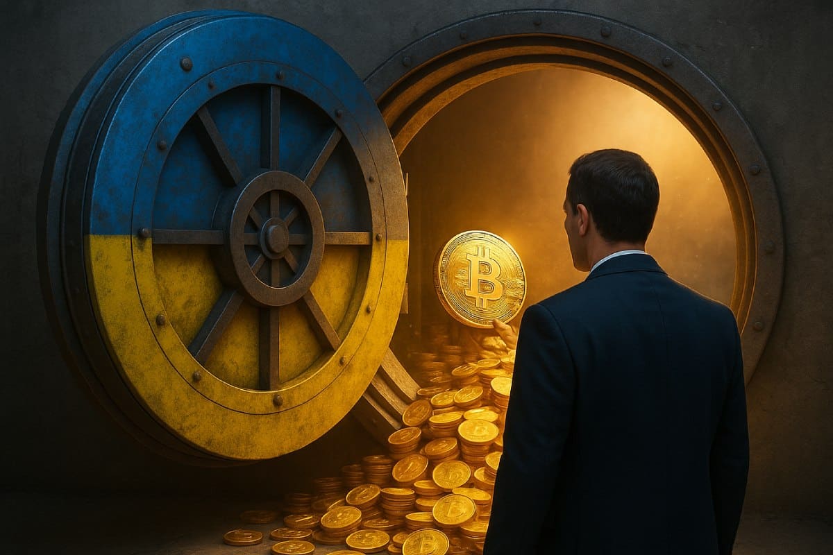 Ukraina chce narodowej rezerwy Bitcoina. Potężna giełda już pomaga, Europa przeciera oczy!