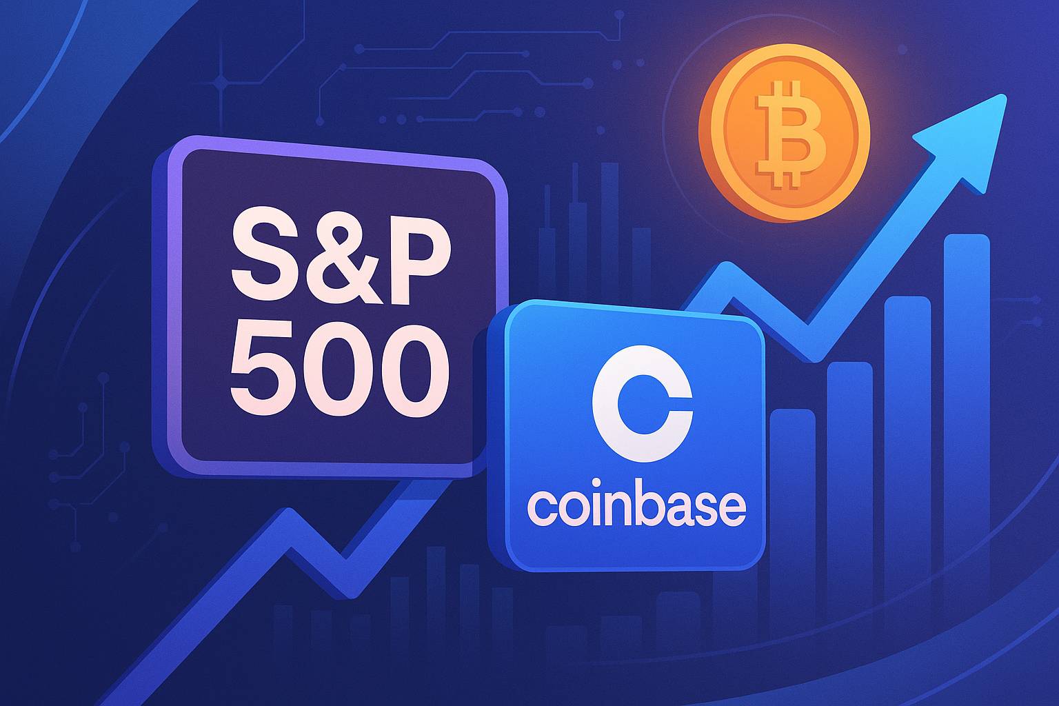 Coinbase tworzy historię. Giełda wchodzi do S&P 500!