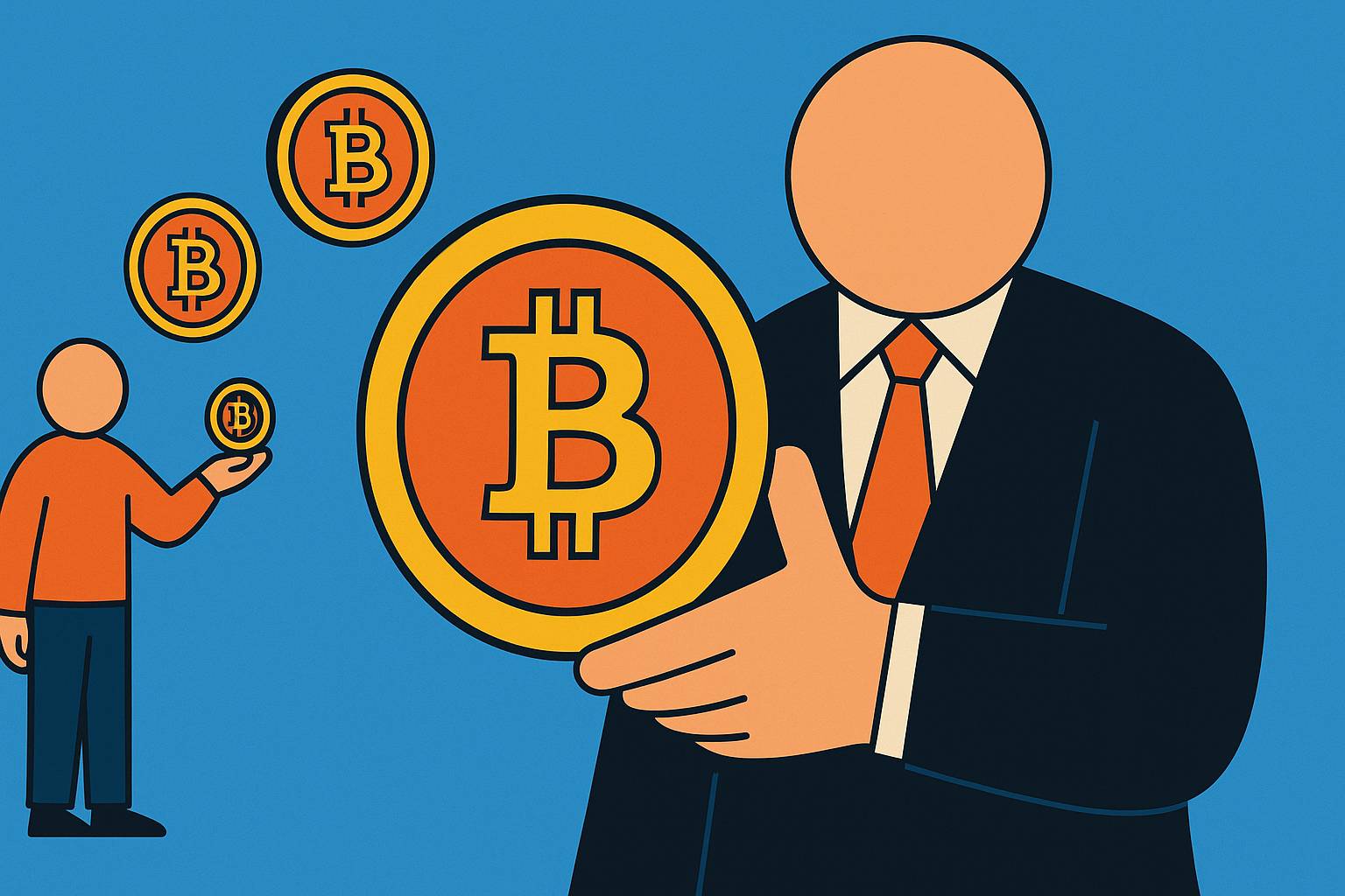 Grubasy kupują większość Bitcoinów. Czy mamy jeszcze coś do powiedzenia na tym rynku?