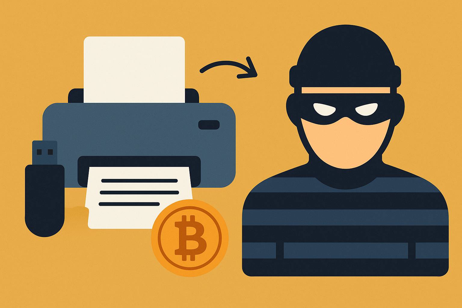 Używasz drukarki? Możesz stracić wszystkie bitcoiny