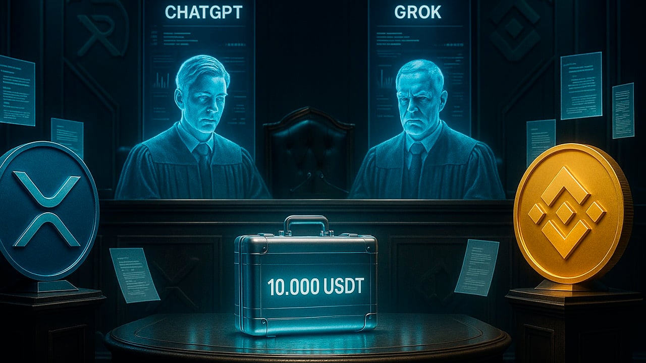 Lepiej wydać 10 000 USD na XRP czy BNB? Oto co mówią ChatGPT i Grok AI
