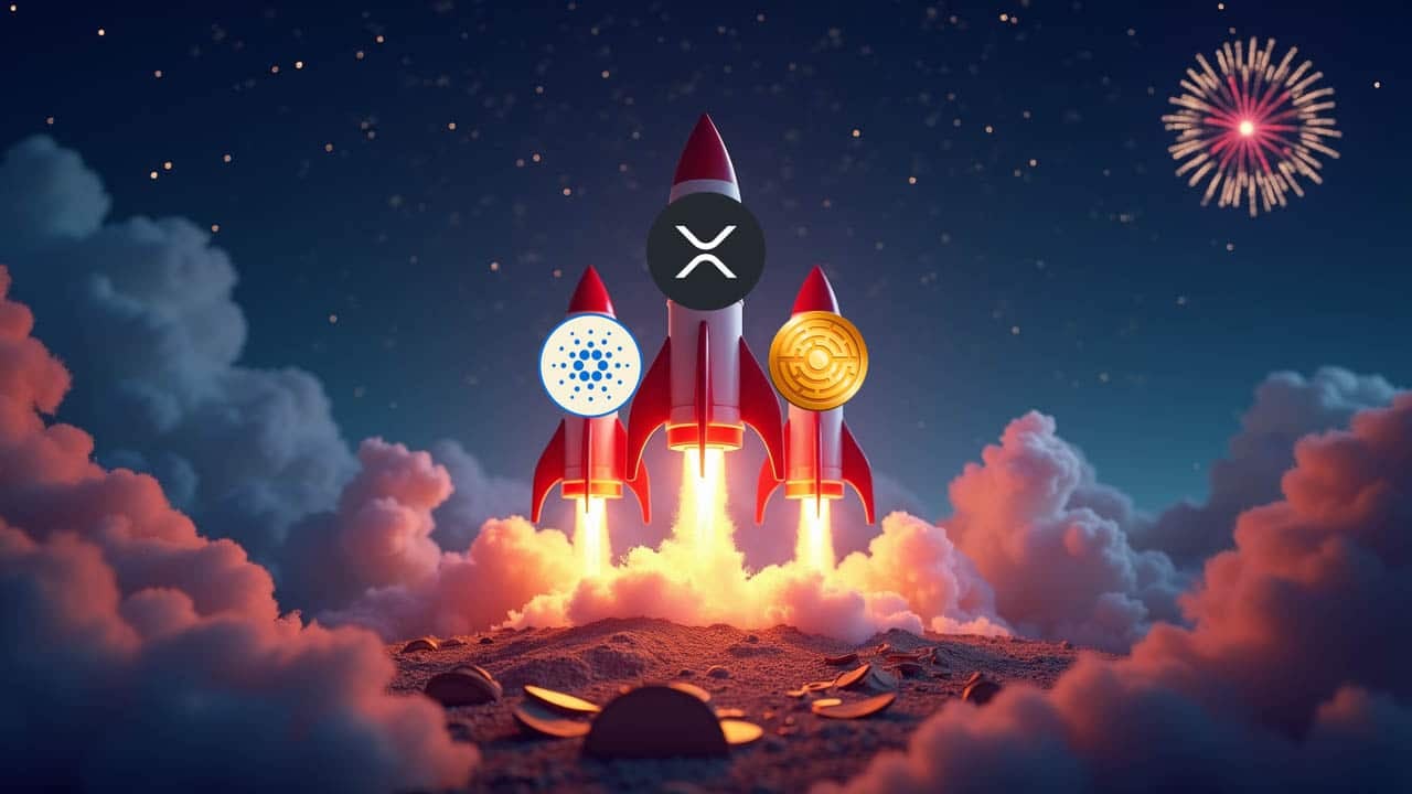 XRP pokazuje złoty krzyż, co wskazuje na wzrost do 5 USDT. Oto dwie kryptowaluty, które mogą zamienić 100 w 100 tys. USDT do grudnia