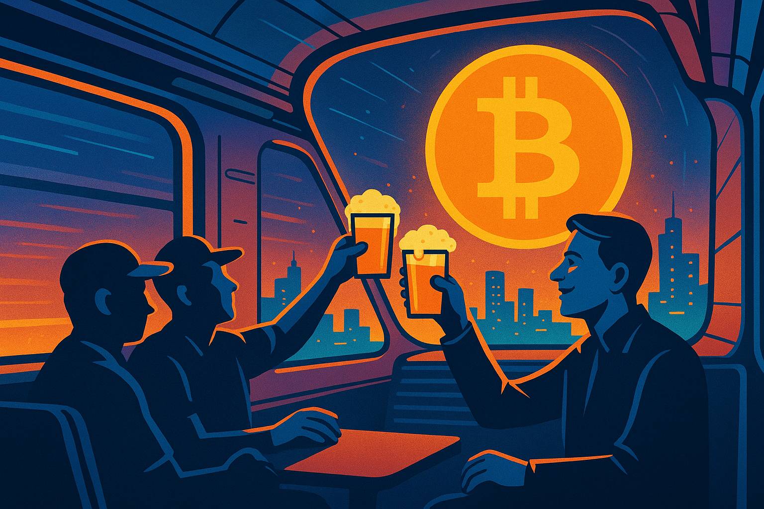 Piwo za darmo i uśmiechy na twarzach. Wszystko przez ATH Bitcoina!