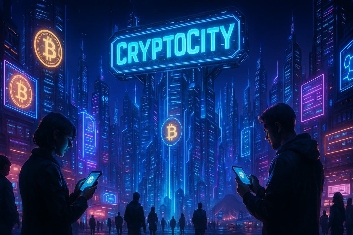 Oficjalnie: powstaje potężne CryptoCity. Czy to milowy krok do powszechnego użycia kryptowalut?