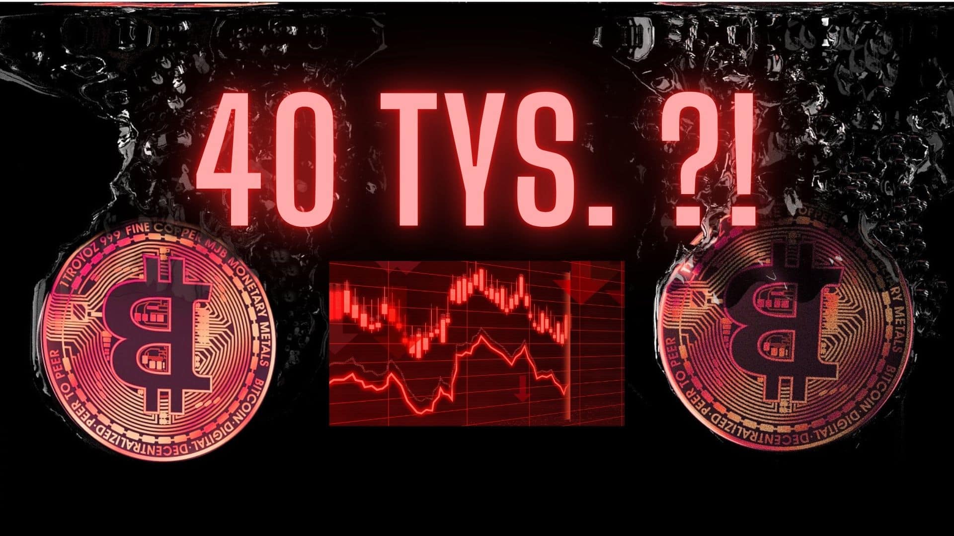 Kurs Bitcoina zanurkuje do 40 tys. USD? Ekspert uzasadnia szokującą prognozę