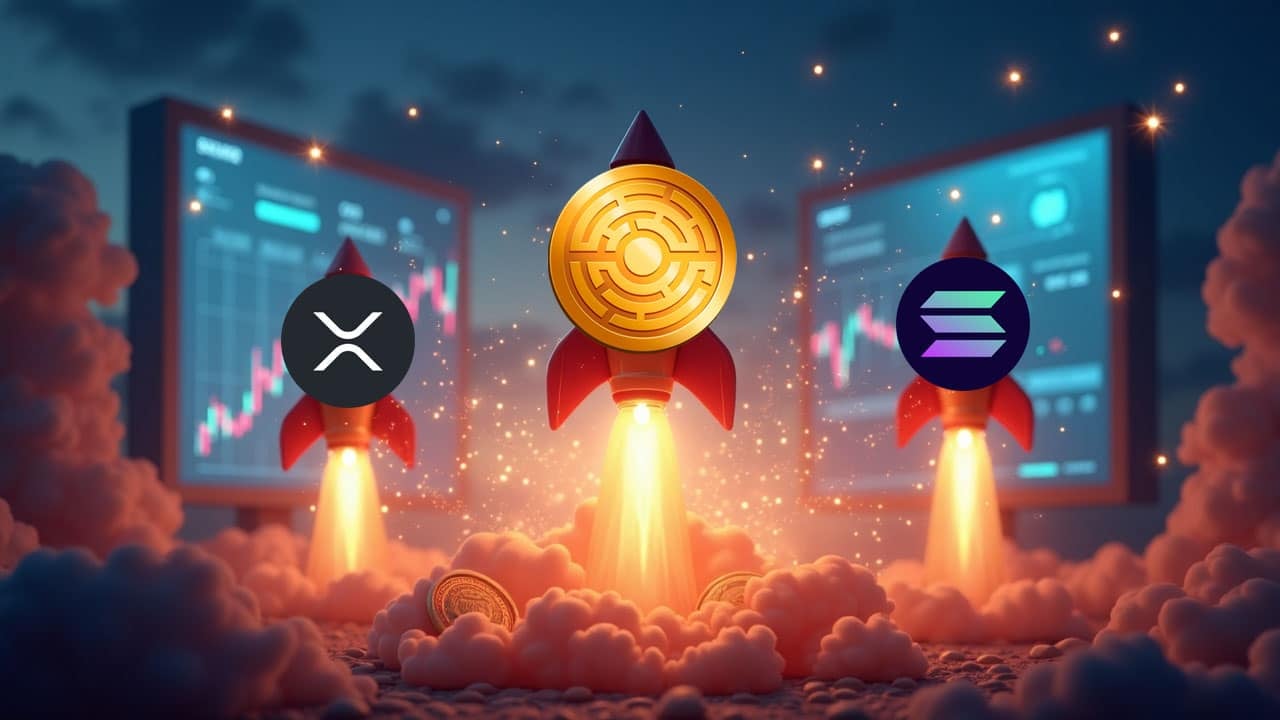 Trzy kryptowaluty z potencjałem wzrostu o ponad 1000% w 2025 r.