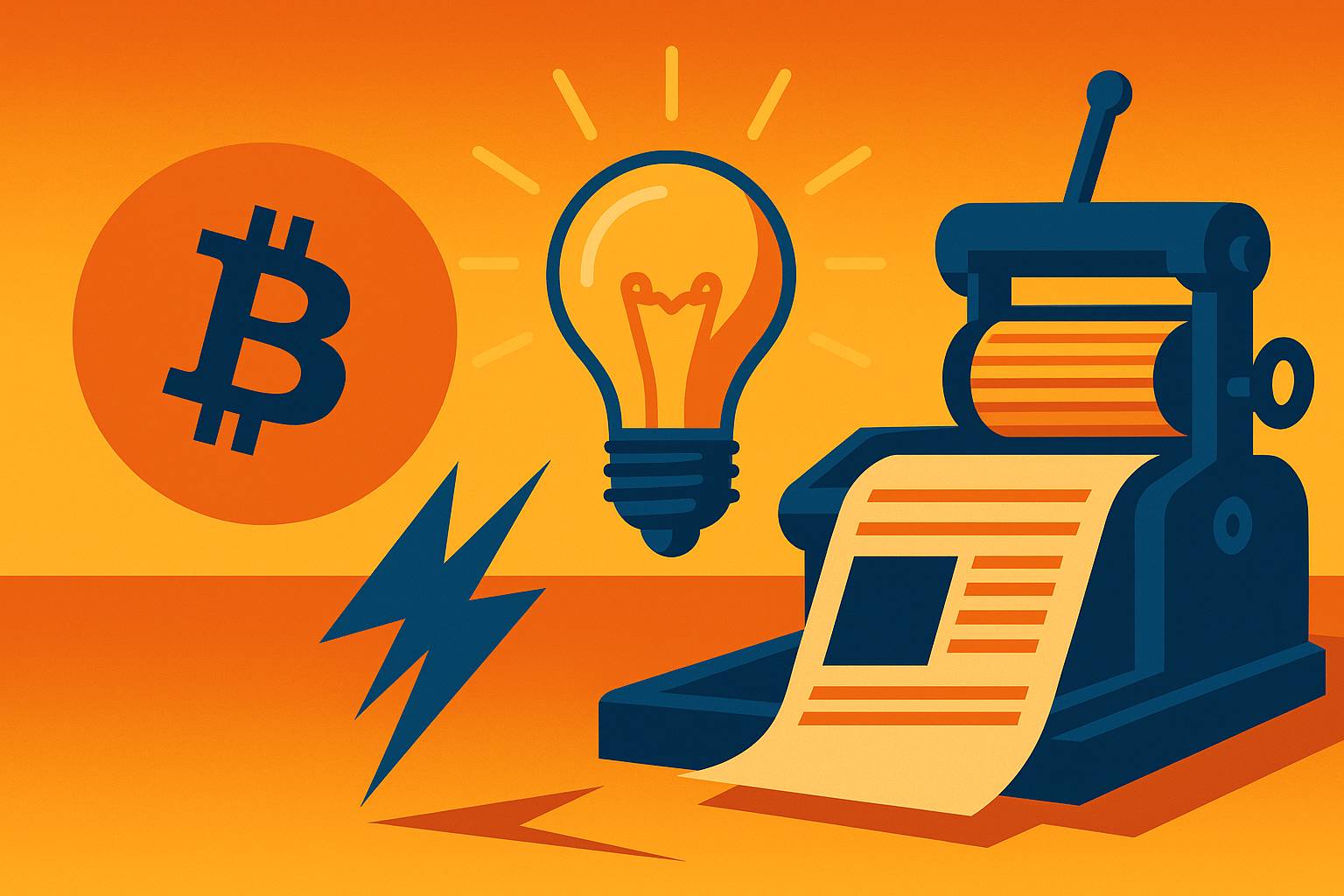 Bitcoin obok druku i elektryczności. BTC to innowacja tysiąclecia