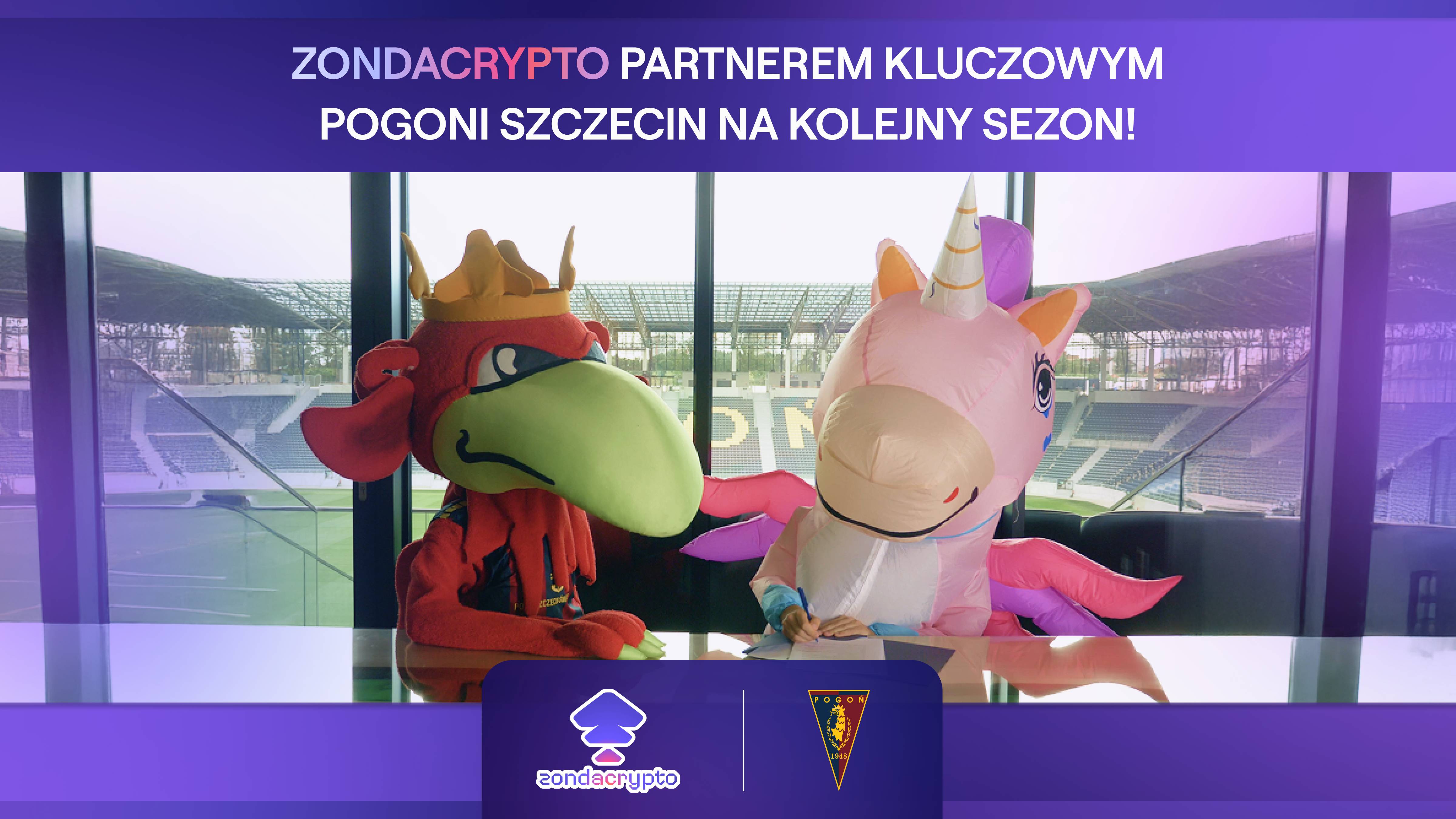 Zondacrypto ponownie łączy siły z Pogonią Szczecin