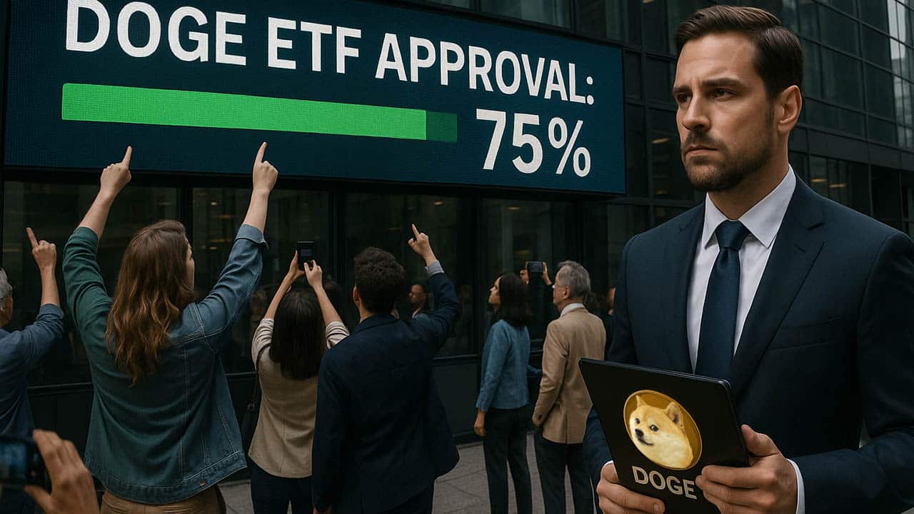 Według Polymarket Dogecoin ETF ma 75% szans na zatwierdzenie w tym roku