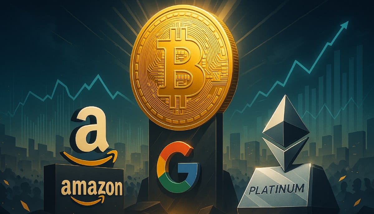 Kryptowaluty atakują! Bitcoin wyprzedza giganta e-commerce, Ethereum przeskakuje platynę