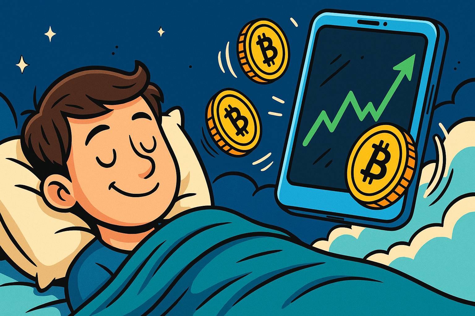 Jak zarabiać na krypto choćby gdy śpisz?