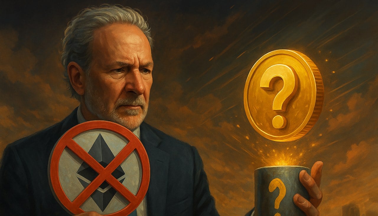 Peter Schiff grzmi: to już czas, sprzedaj swoje Ethereum! Tym razem zamiast złota poleca coś innego