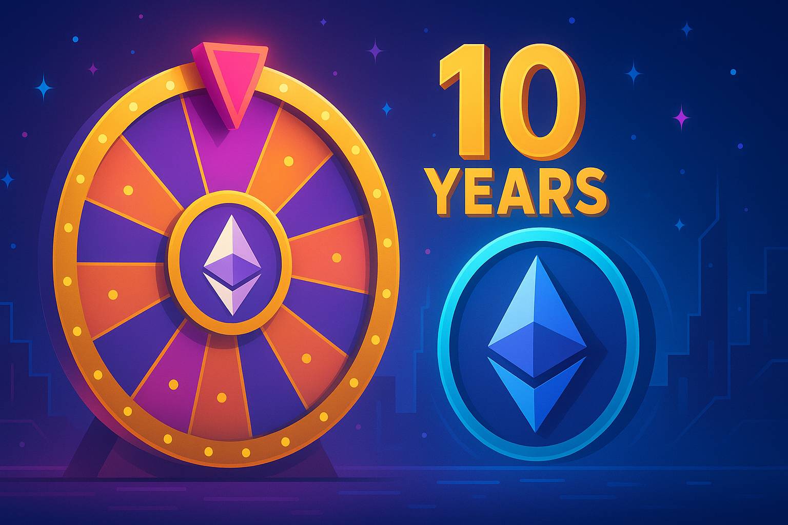 Ethereum świętuje 10-lecie. Mamy dla Ciebie niespodziankę