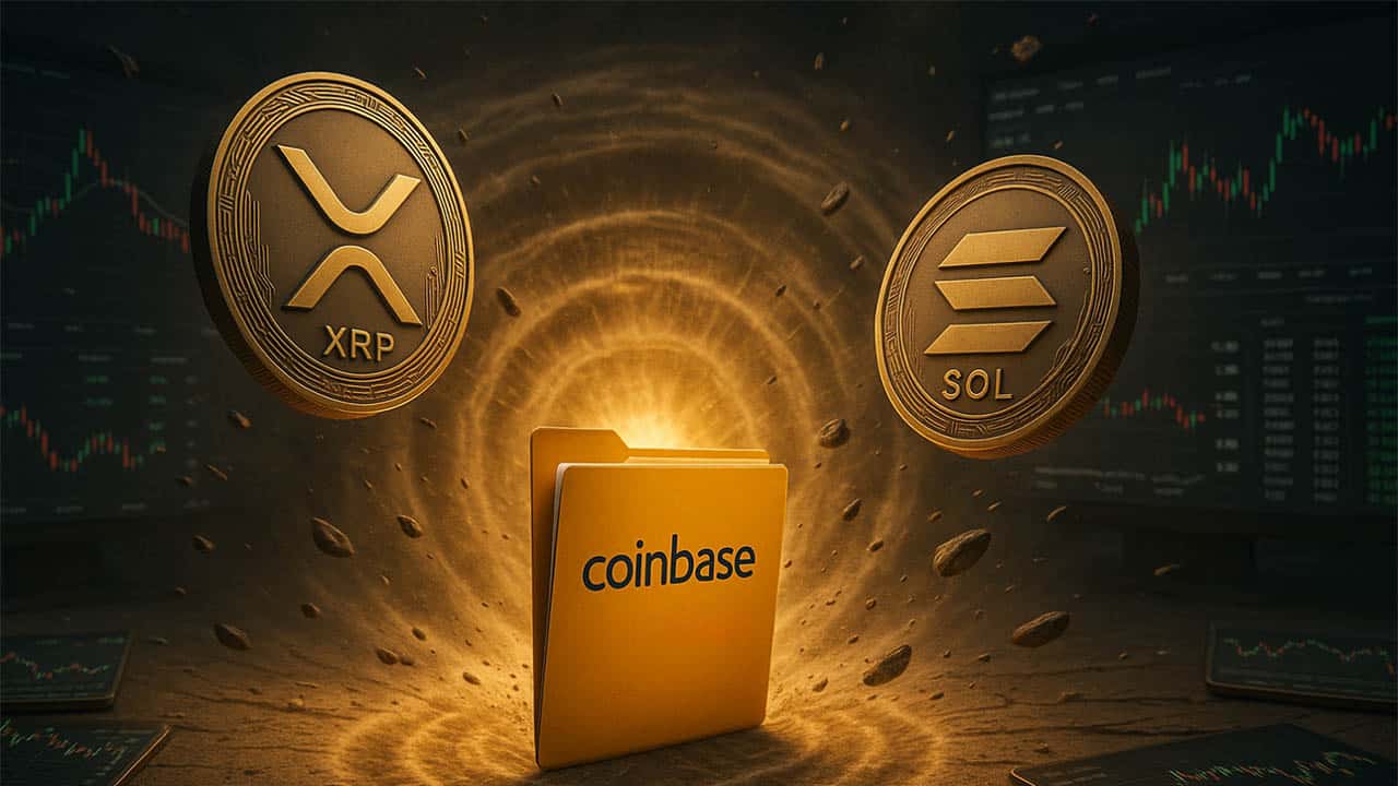 Coinbase publikuje szokującą informację o kontraktach terminowych na XRP i SOL przed 18 sierpnia