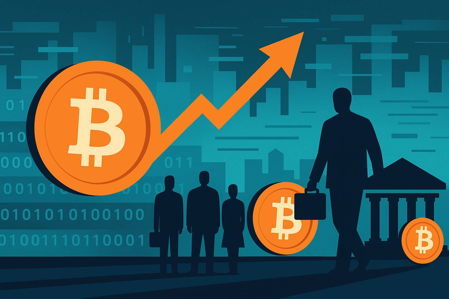 Instytucje kupiły Bitcoiny za 63 miliardy dolarów w samym 2025!