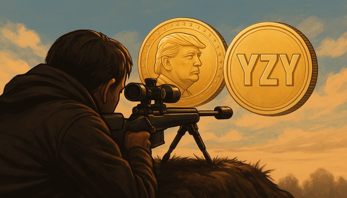 Legendarny snajper, który zrobił 100 milionów na TRUMP, poluje na token Kanye Westa. Efekt? Milion w kilka godzin