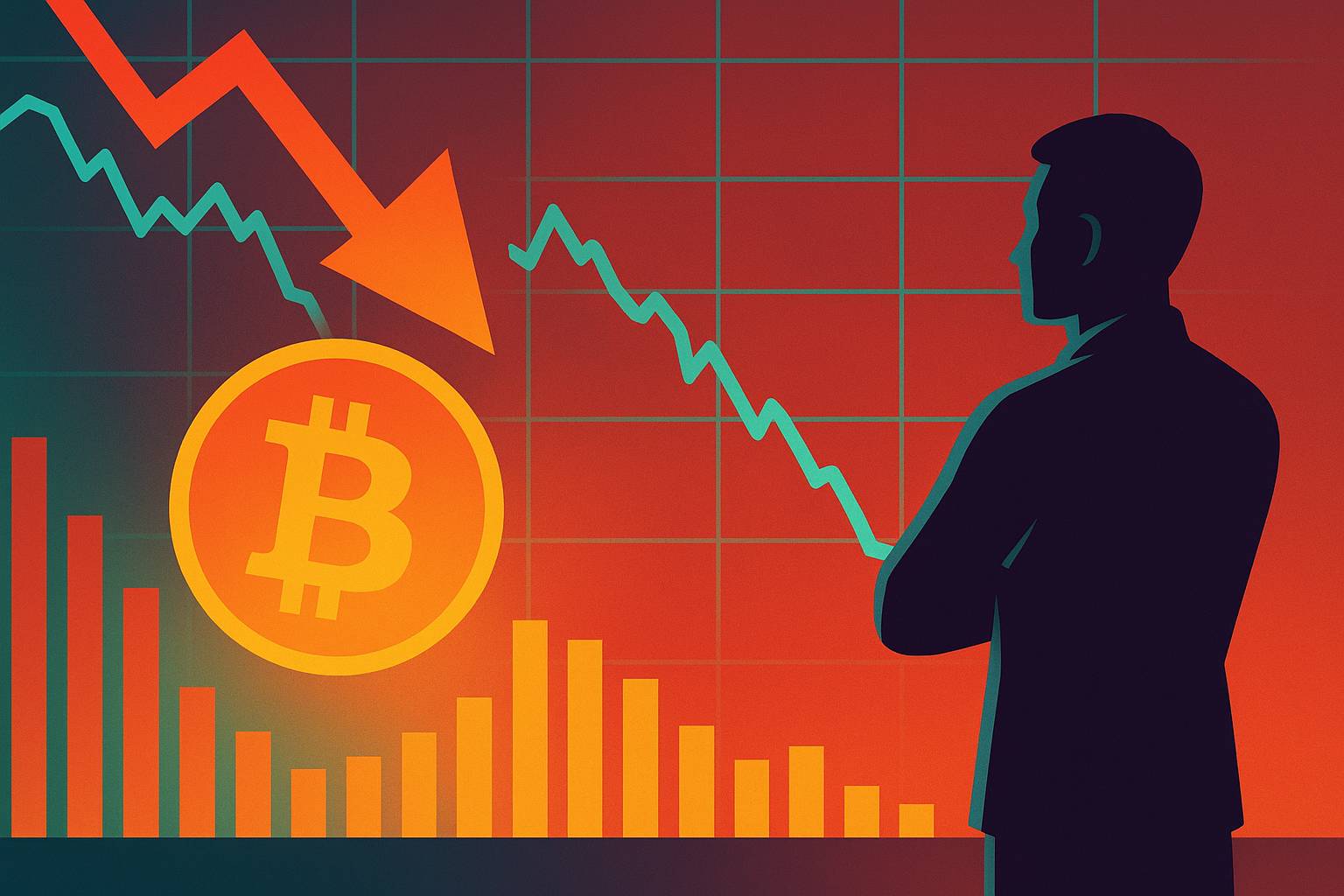 Czy Bitcoin faktycznie znalazł dno? Dane wskazują coś innego