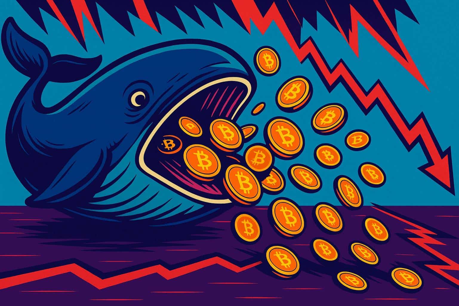 Dwa wieloryby blokują wzrosty Bitcoina – twierdzi ekspert