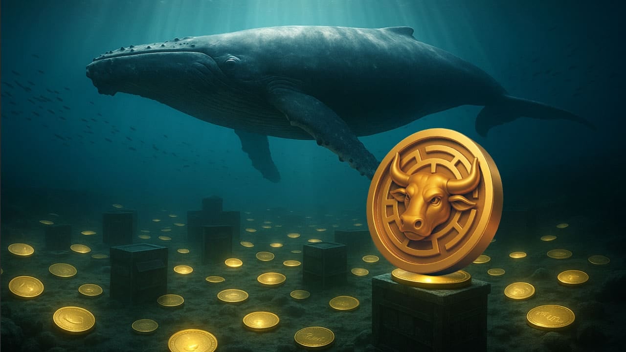 Wieloryby przez cały czas kupują kryptowaluty podczas spadków. Oto monety o wartości 1000%, które masowo gromadzą