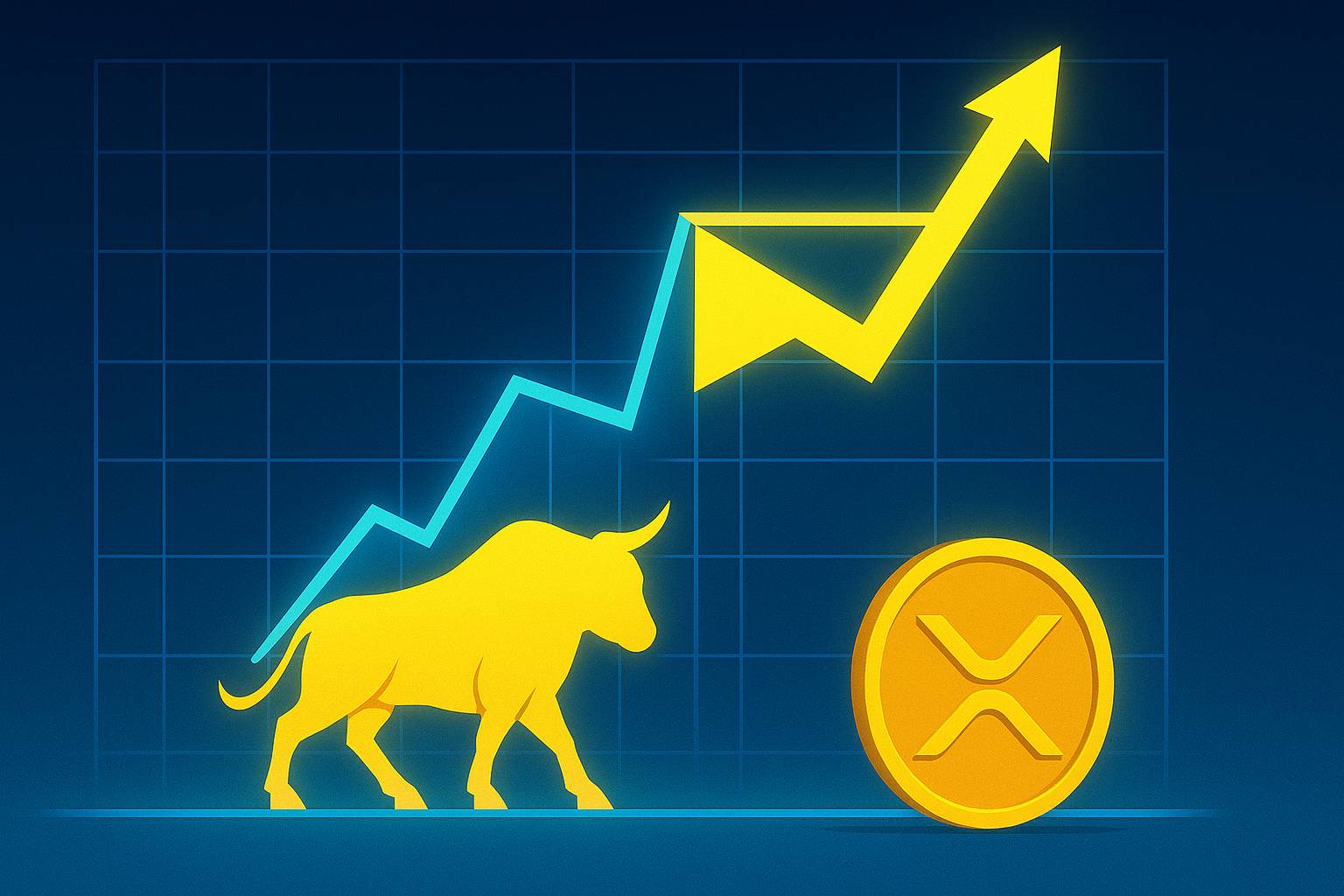 Korzystny wzór na wykresie XRP: cena może wzrosnąć o 77%