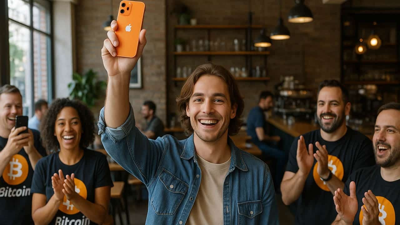 Bitcoinerzy zachwalają nowego pomarańczowego iPhone’a firmy Apple