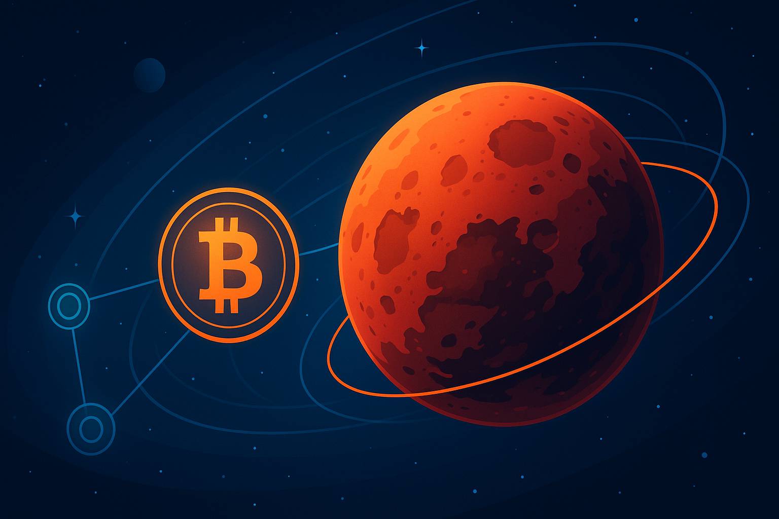 Jak wysłać Bitcoina na Marsa? Naukowcy przedstawili rozwiązanie