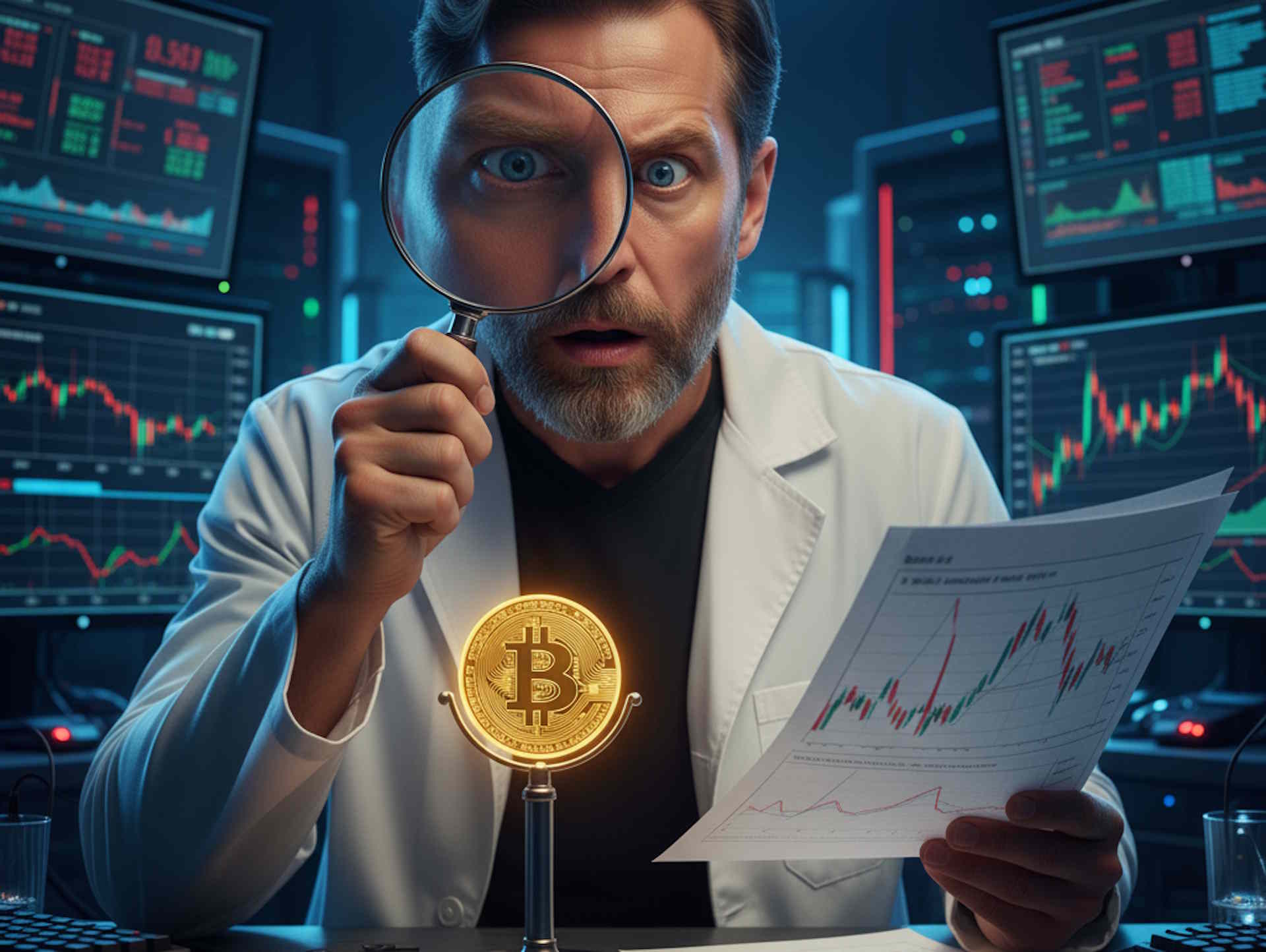 Cena BTC spada, ale te wskaźniki wskazują na pewien interesujący trend