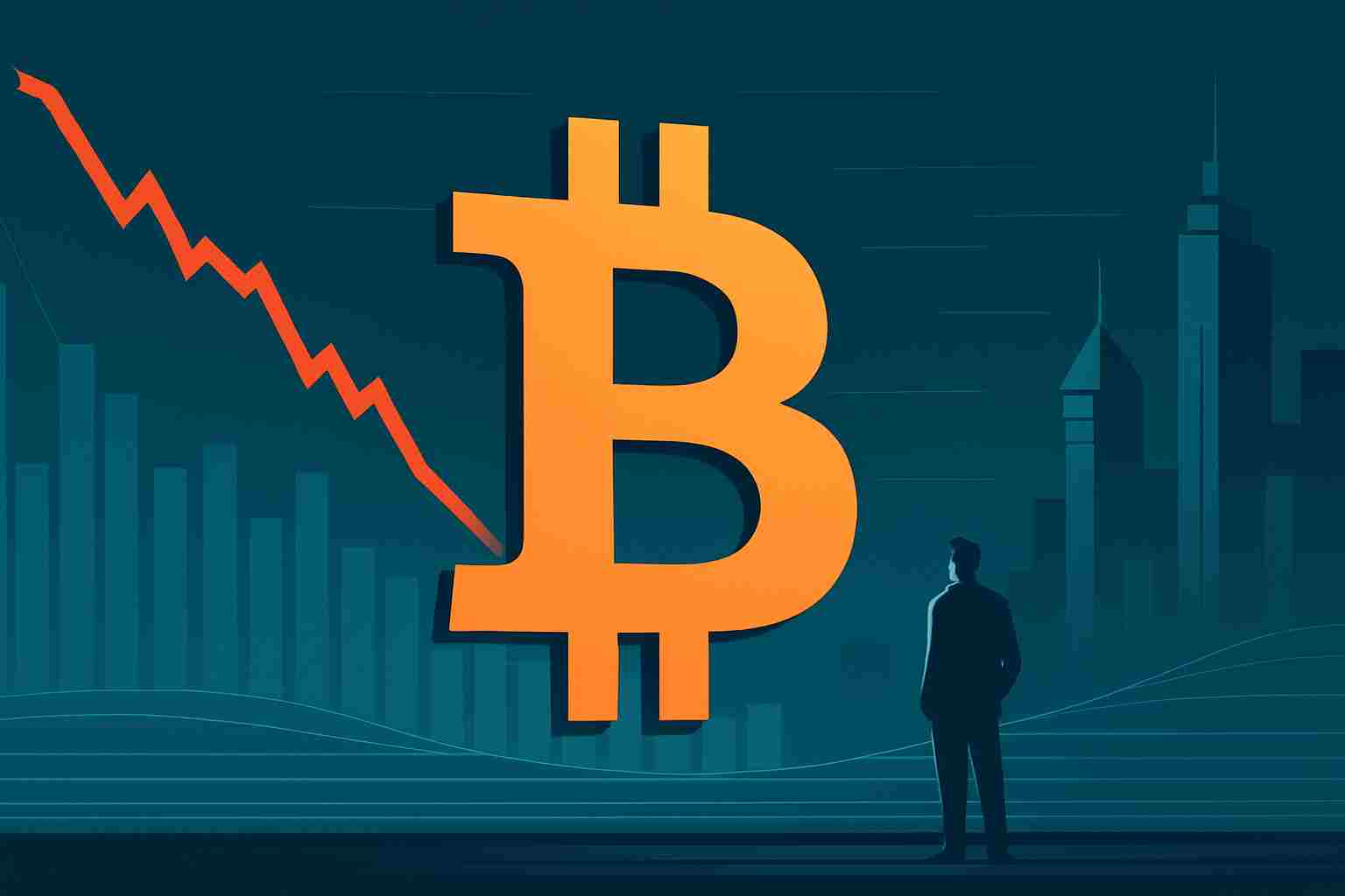 Amerykanie kupują BTC mimo spadków. To koniec spadków?