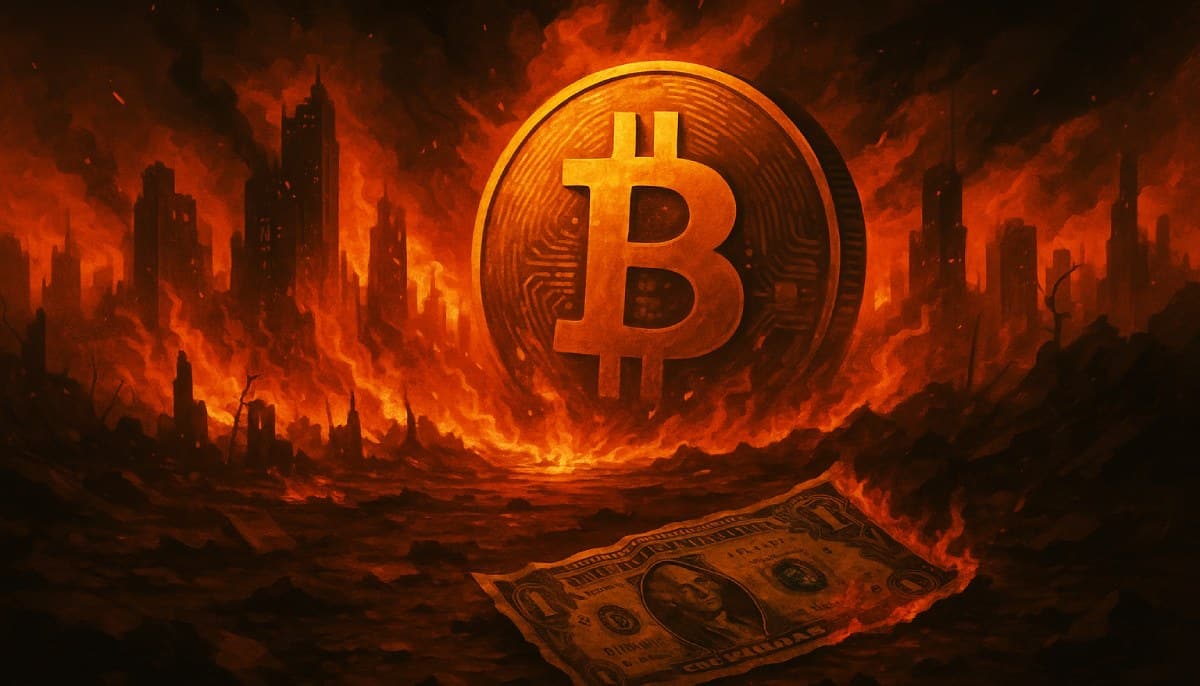 Bitcoin wywoła globalny krach? Ekspert ogłasza alarm! „Lawina likwidacji i upadek dolara”
