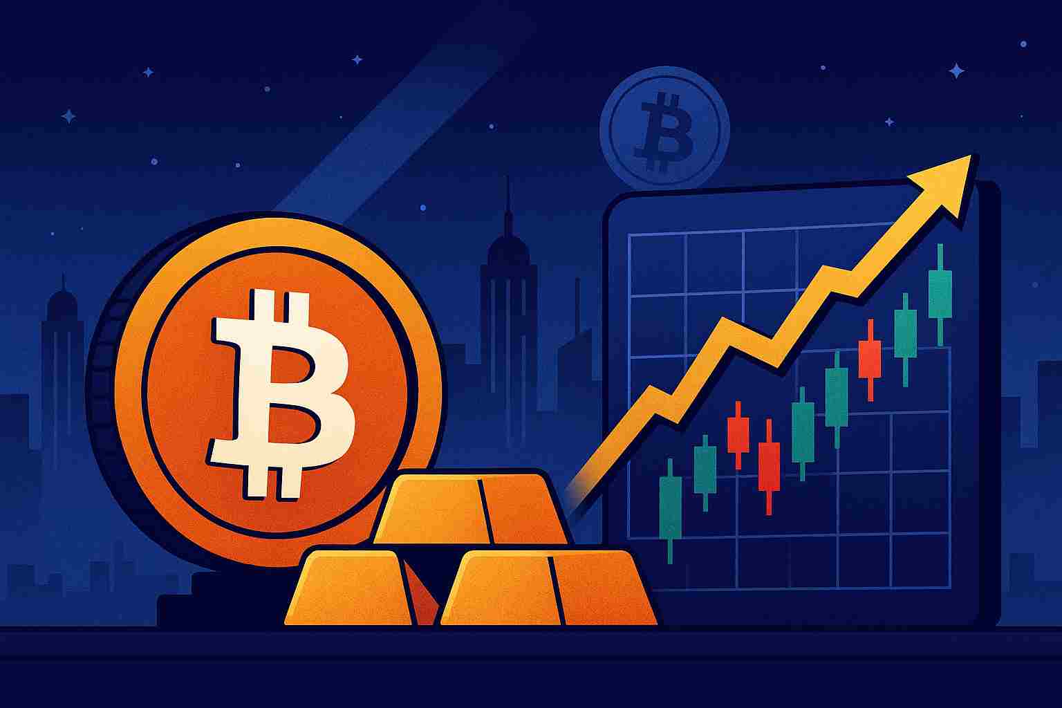 Bitcoin, akcje i złoto rosną. Dlaczego? Oto 4 powody