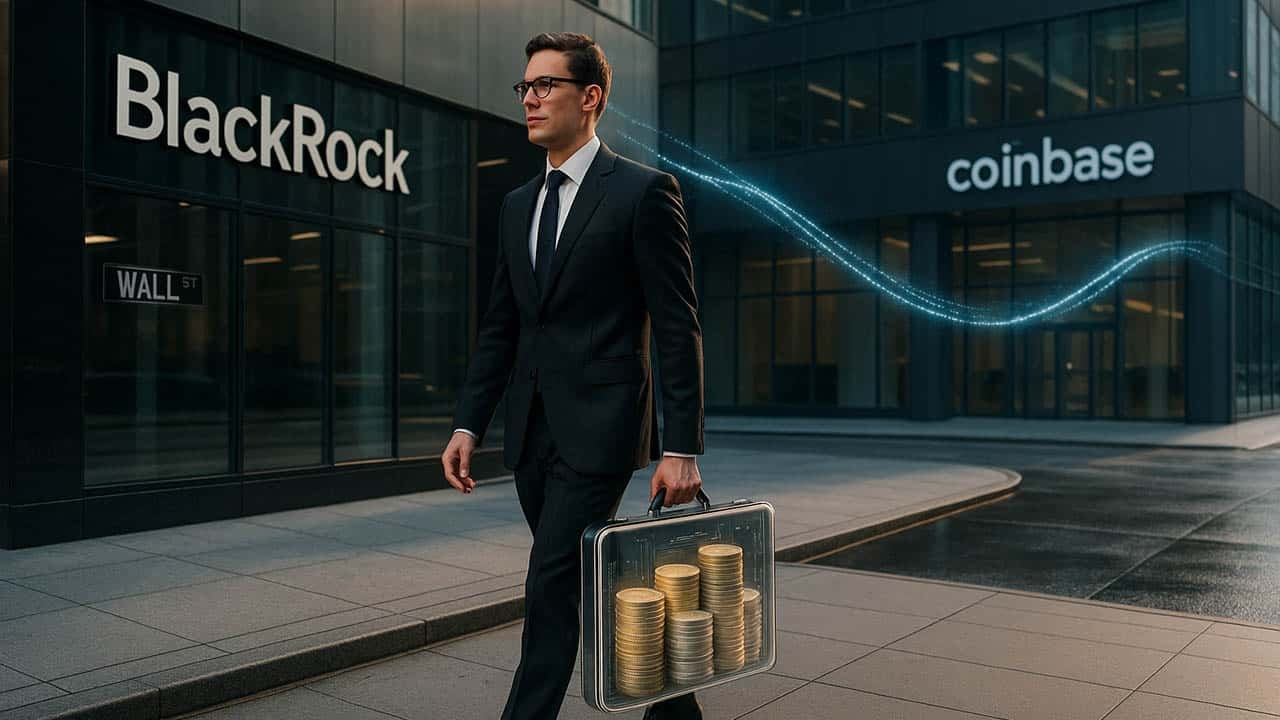 BlackRock przenosi Bitcoiny i Ethereum o wartości 446 mln USD do Coinbase