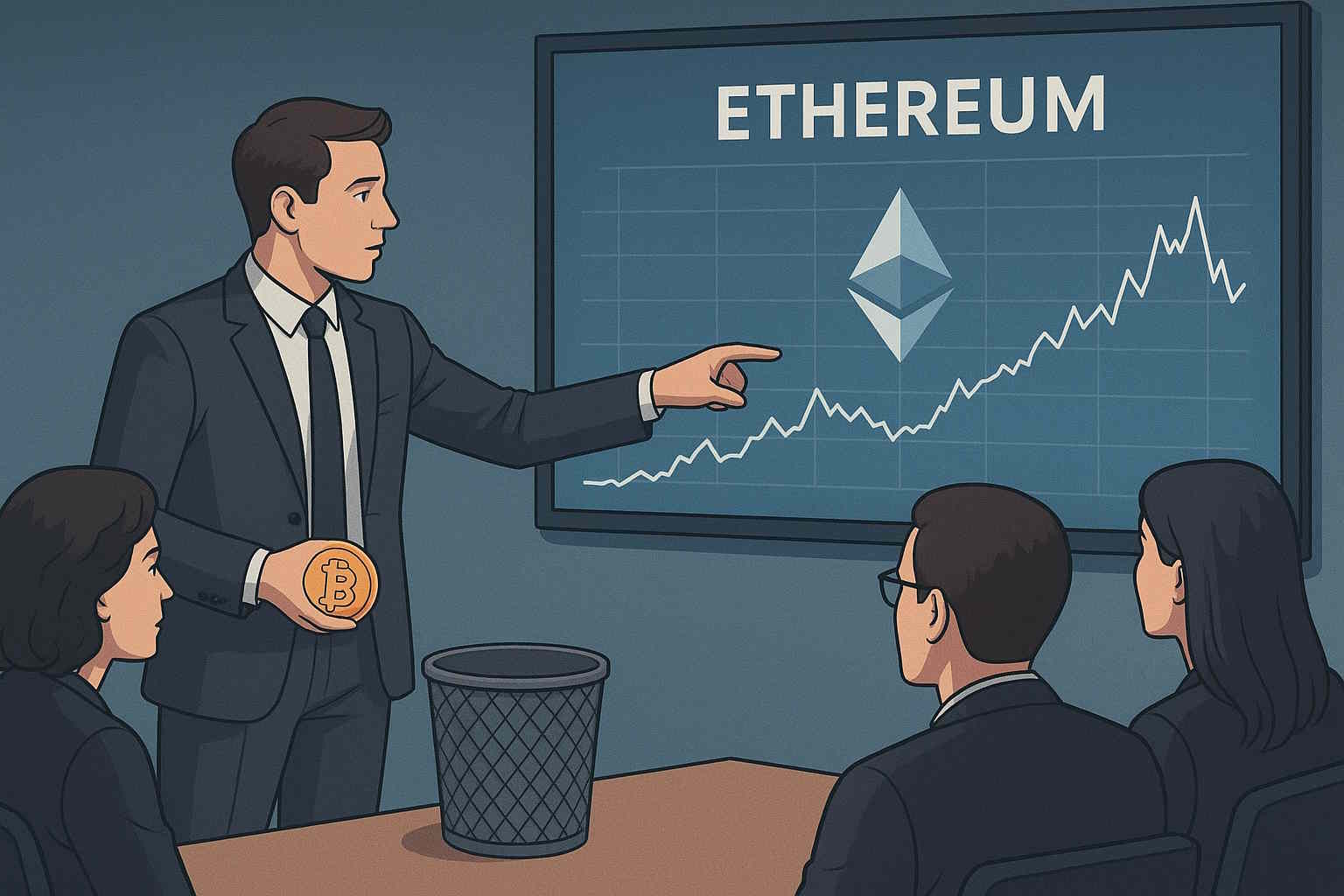 Zapomnij o spadkach – Ethereum triumfuje, a kurczowe trzymanie się 110 000 USD przez Bitcoina to pułapka!