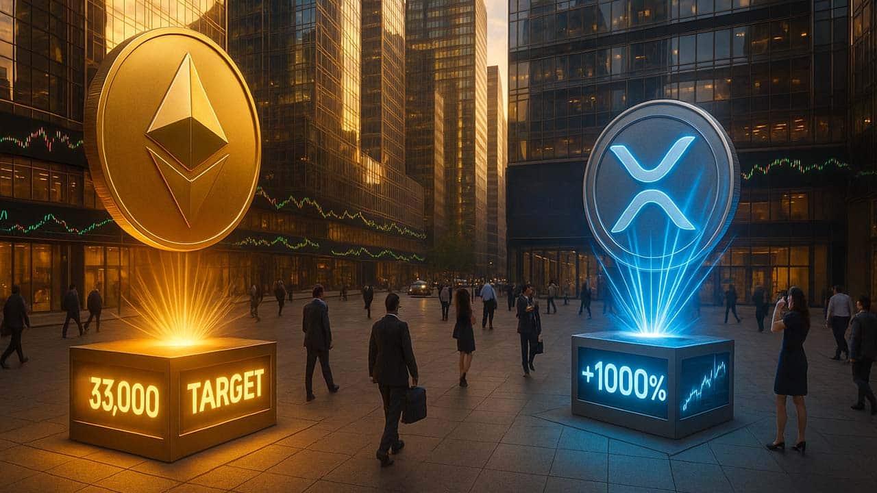 Analityk przewiduje wzrost XRP o 1000%, jeżeli Ethereum osiągnie 33 000 USD