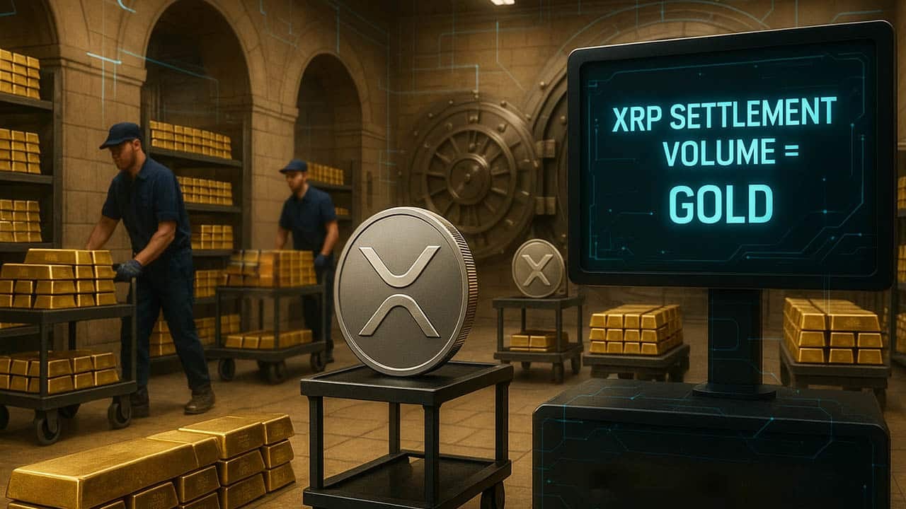 Oto cena XRP, jeżeli będzie odpowiadała dziennemu wolumenowi rozliczeniowemu złota