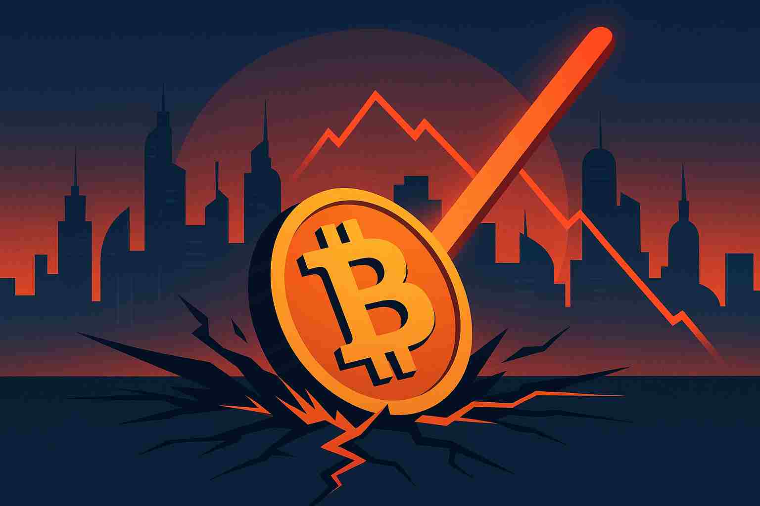 Koniec dobrych czasów! Bitcoin może spaść o 50%!