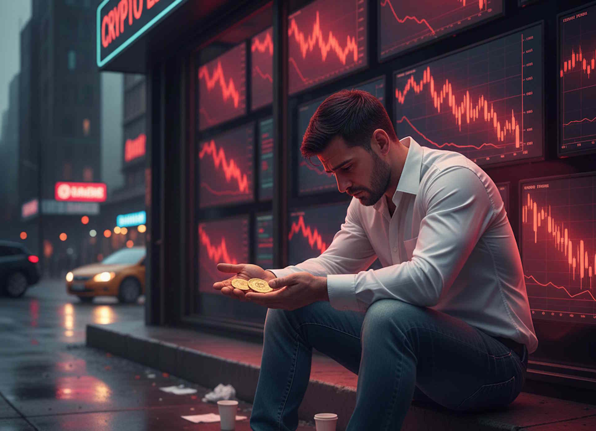 To jakiś koszmar. Bitcoin zrobił to ponownie – 657 milionów dolarów zniknęło w jeden dzień!