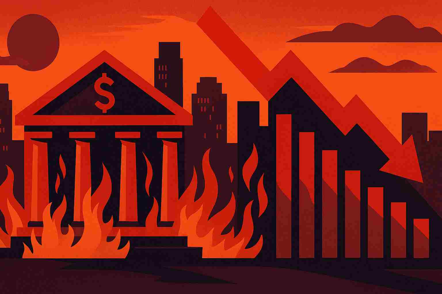 Kryzys finansowy jak w 2008 roku? Bank Anglii ostrzega