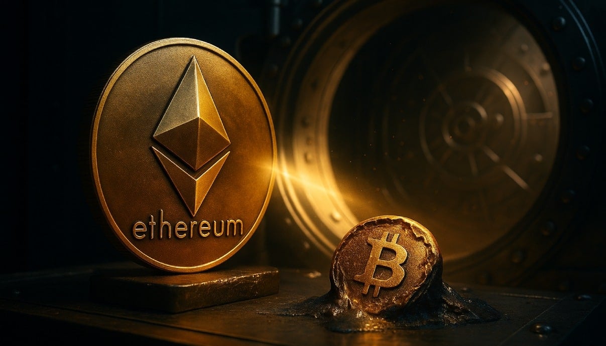 To już przesądzone? Ekspert: To Ethereum, nie Bitcoin, staje się cyfrowym skarbcem świata