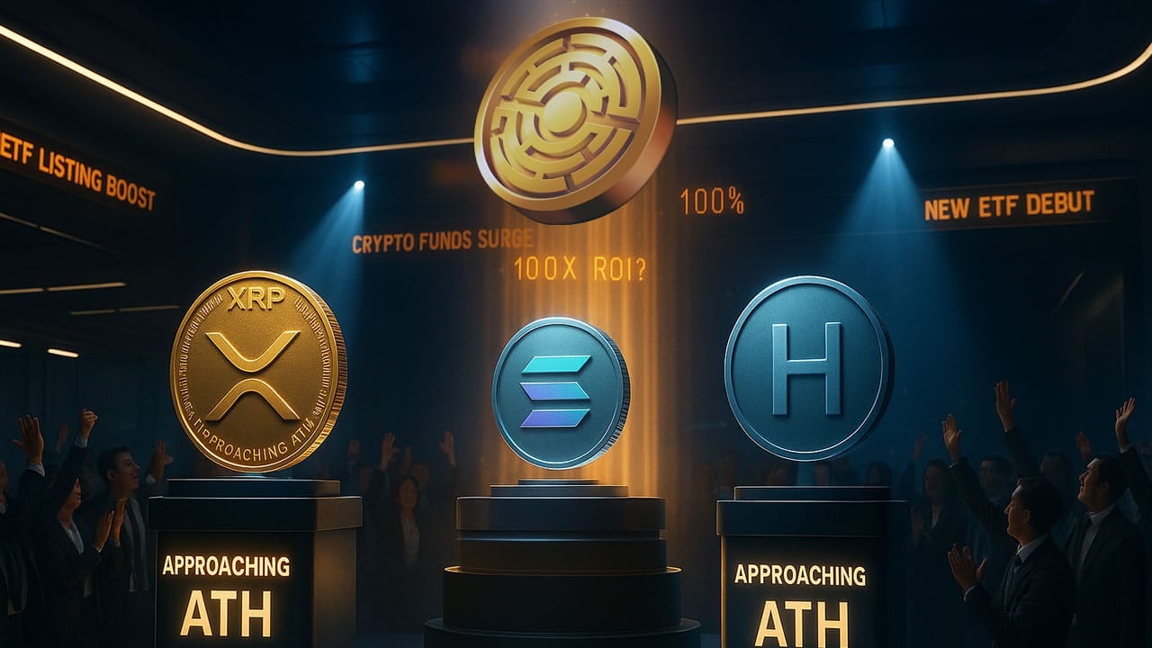 XRP, Solana i Hedera celują w nowe ATH po zatwierdzeniu ETF-ów. To może być najlepsza kryptowaluta do kupienia z potencjałem wzrostu o 100x